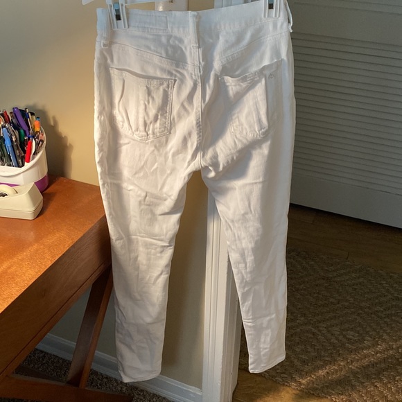 High rise Skinny Rag & Bone White jeans - Picture 2 of 3